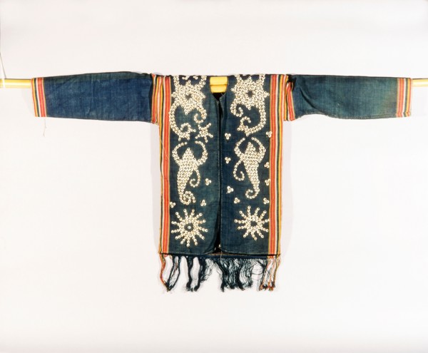 Cut shell decorated jacket worn by Apo Kayan people at ceremonies connected with agriculture, warfare, and the commemoration of the dead