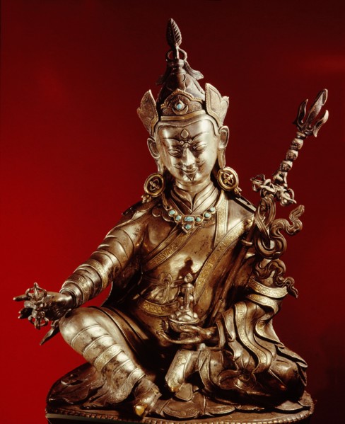 Padmasambhava, the original founder of Lamaistic Buddhism, who came to Tibet in 747 AD & taught the Tantric doctrine