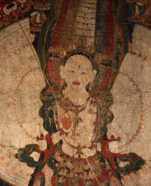 Thang Ka (sacred temple banner), used as an aid for meditation