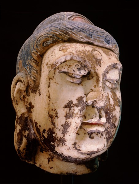 Unidentified polychrome head