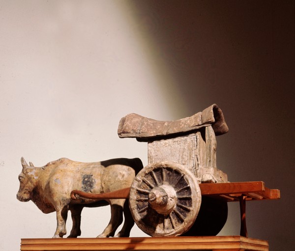 Model bullock and cart