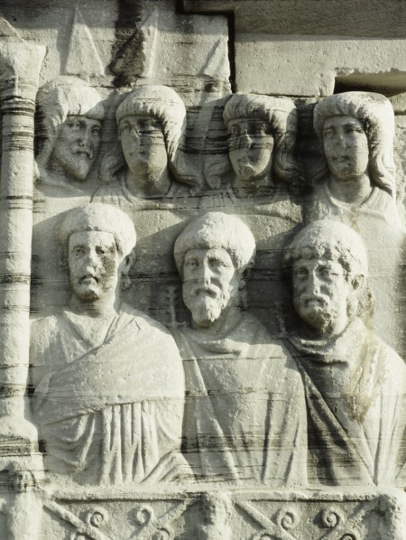 The reliefs on the base of the obelisk erected by Theodosius I show the emperor at the circus with his court, guards and other spectators