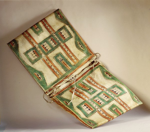 Parfleche, a container used to carry dried buffalo meat