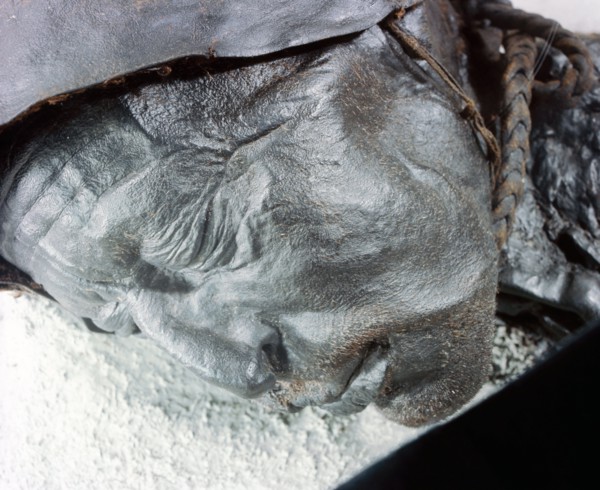 Tollund man, victim of human sacrifice by ritual strangulation