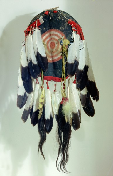 Shield made from buffalo hide