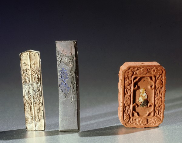 Three perfumed ink sticks