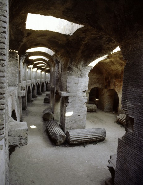 The substructure of the amphitheatre at Pozzuoli