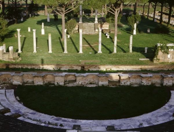 Reconstructed theatre at Ostia