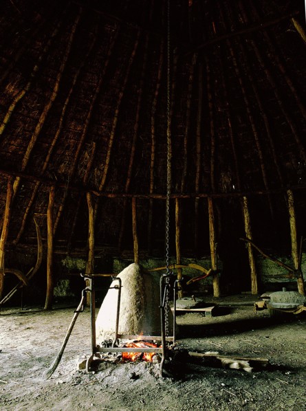 The experimental farm of Little Butser in Hampshire