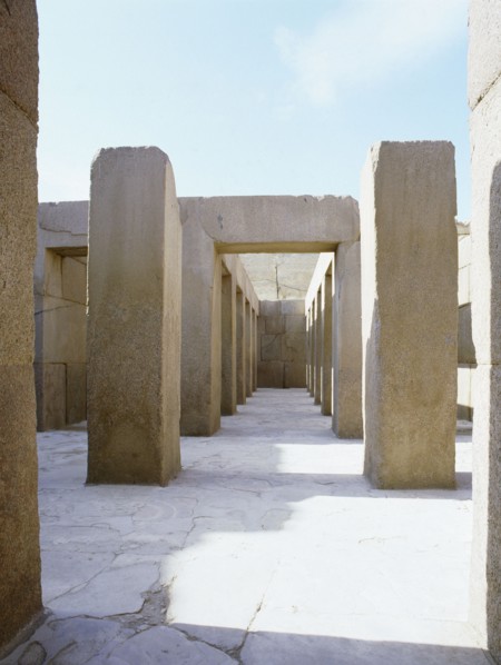 The valley temple of the pyramid of Khephren