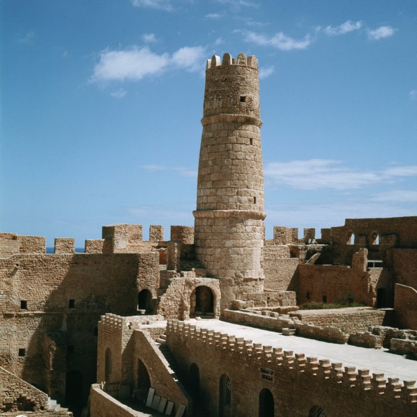 The watch tower of the Ribat of Monastir