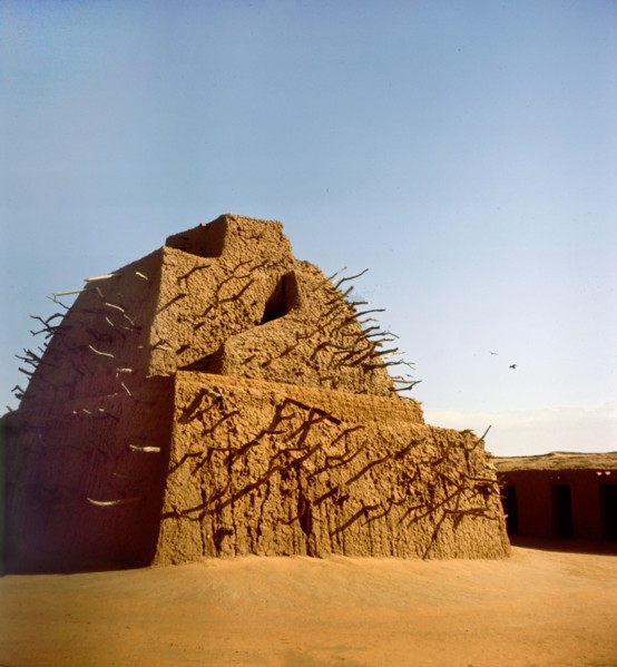 The tomb of Askia Mohammed, ruler of the Songhai empire from 1493 to 1528, at Gao