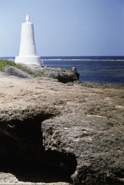 The stone cross erected by Vasco da Gama at Malindi at the time of his voyage to India in 1498