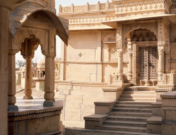 Jaisalmer, a town which for centuries commanded a strategic position on the camel train route from central Asia to India
