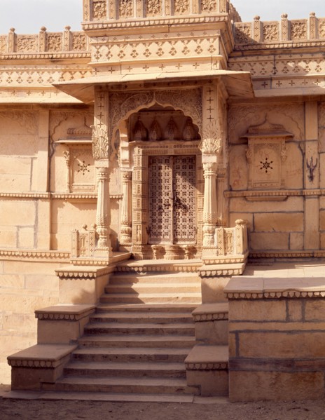 Jaisalmer, a town which for centuries commanded a strategic position on the camel train route from central Asia to India