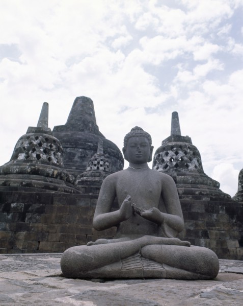 The circular terraces, Borobudur