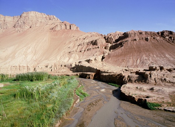 Bezeklik, where Buddhist temples were carved into the living rock