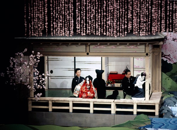 Bunraku performance
