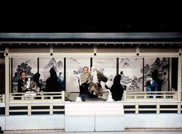 Bunraku performance