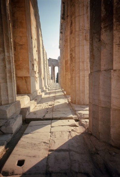 The Parthenon colonnade