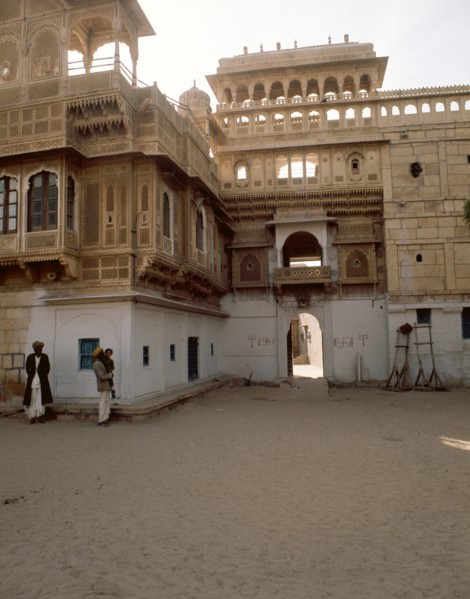 Jaisalmer, a town which for centuries commanded a strategic position on the camel train route from central Asia to India