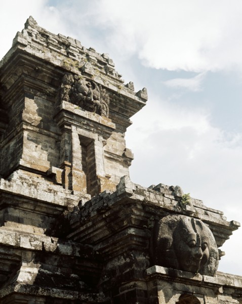 The temple complex at Lara Jonggrang consists of three main sanctuaries dedicated to Shiva, Brahma and Vishnu and three minor ones dedicated to particular forms of Shiva and Shiva's bull mount, Nandi