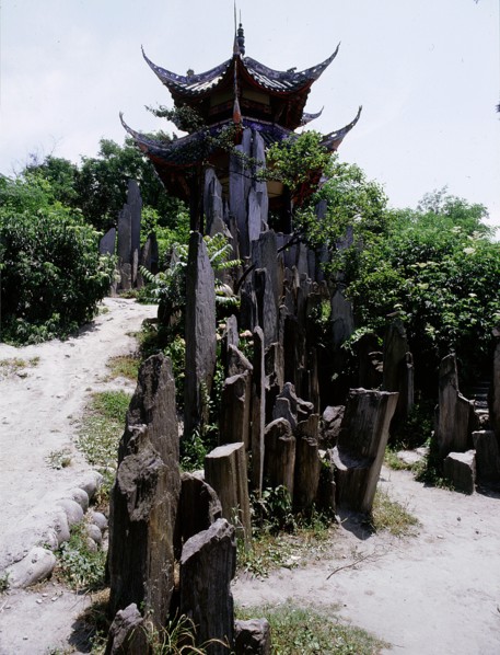 The Dujianguan Irrigation System, originally built in 256 BC, the oldest such project in the country