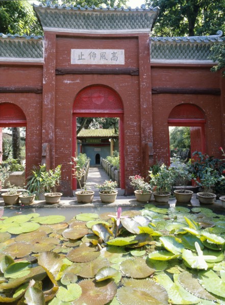 The Huaisheng (Remember the Sage) mosque, where the tomb of Abu Waggas, the Muslim missionary/sage is