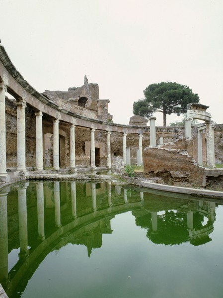 Hadrian's Villa, a complex of buildings, gardens and pools stretching for over a kilometre in length