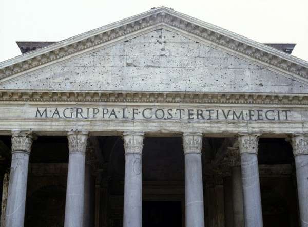 Exterior view of the Pantheon