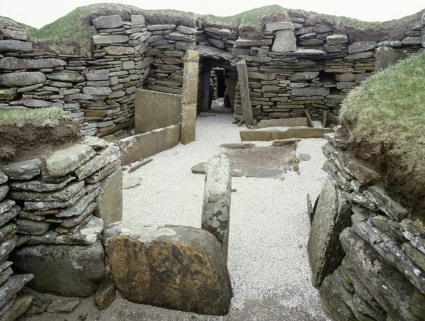 View of the interior of House 1