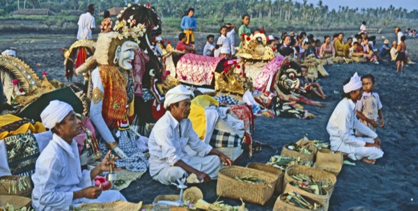 The Balinese version of Hinduism has an elaborate calender of festivals associated with each major temple