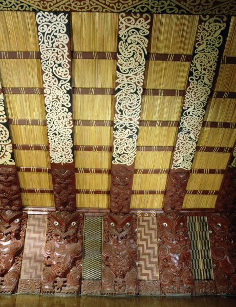 Te Hau-Ki-Turanga meeting house, built by the Ngati Kaipoho tribe in 1842