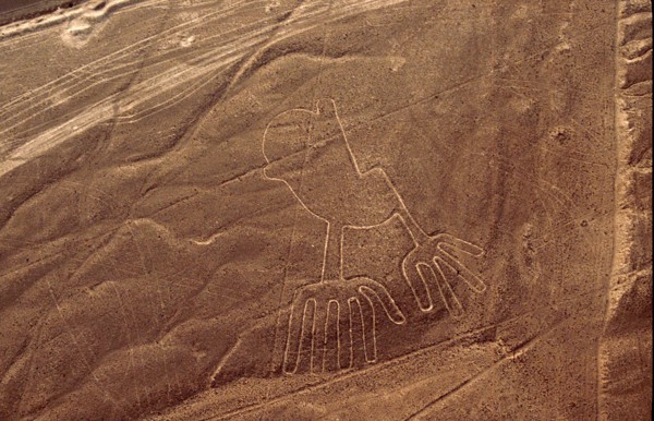 Used for rituals probably related to astronomy, the Nazca geoglyphs covering an area of around 400 square miles, are visible only from the air