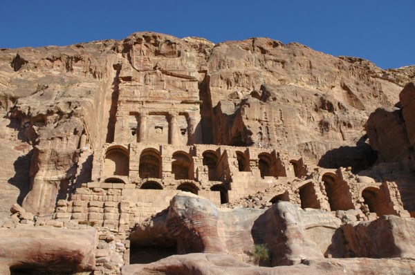Petra (greek for rock) was the principal city of the Nabateans and flourished under the Seleucid rulers and later the Romans