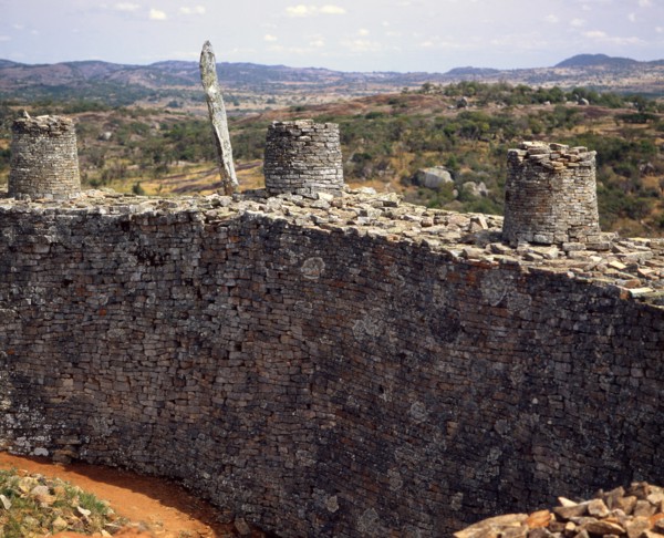 View of the plain from the enclosure of great Zimbabwe