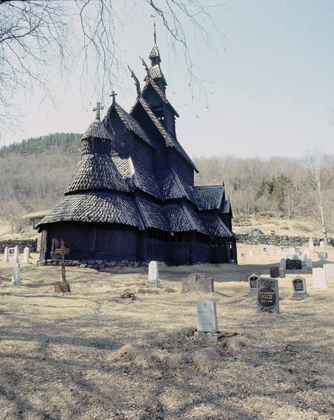 Stave church at Fagusnes, Borgund