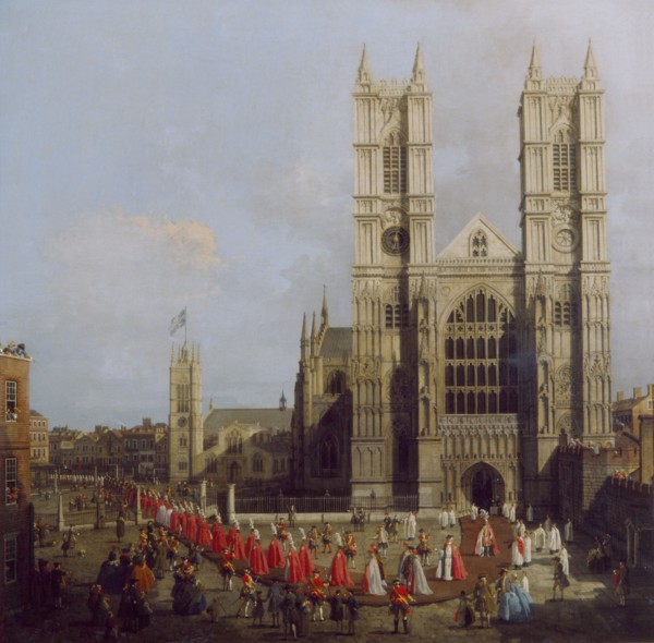 Canaletto, L'Abbaye de Westminster à Londres