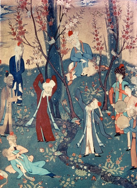 An illustration of the manuscript Khamseh by Djami