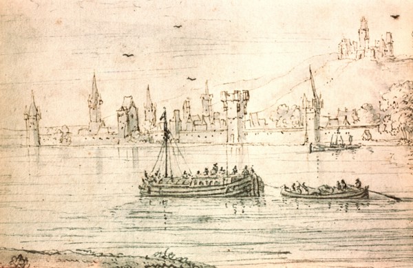 Drawing by the Bohemian artist Vaclav Hollar (13/7/1607   25/3/1577)
