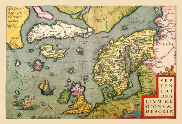 Map of North Sea 1602