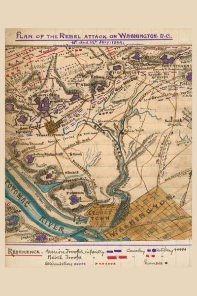 Washington D.C. Attacked by Confederates 1864