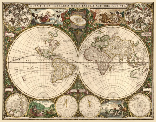 World Map 1660