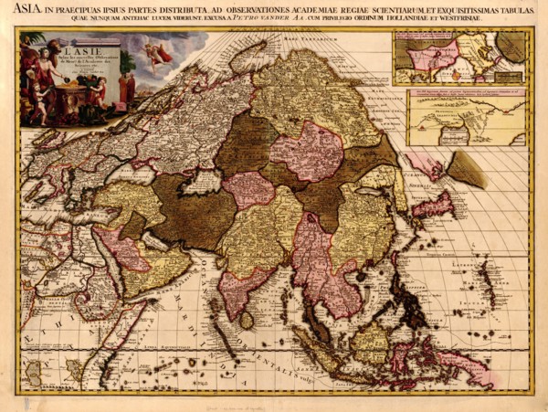 Map of Asia 1680