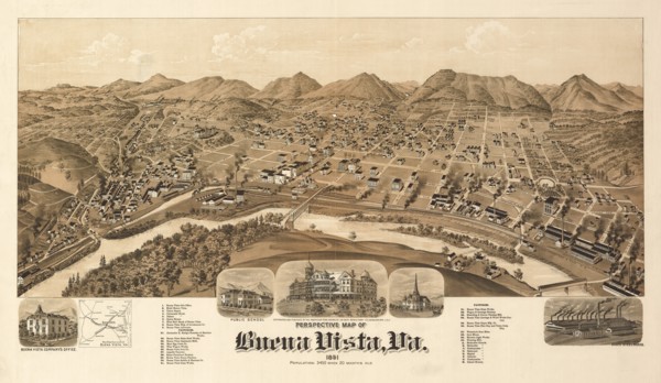 Buena Vista, Virginia 1891 1891