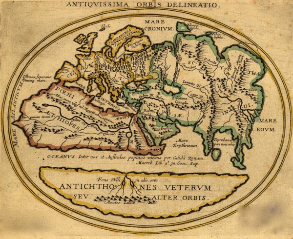 Antique World Map 1905