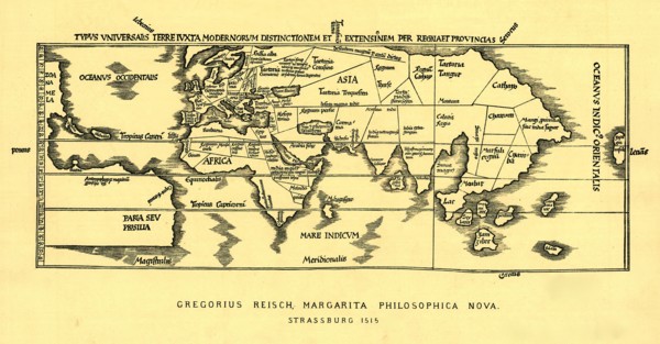 World Map 1525