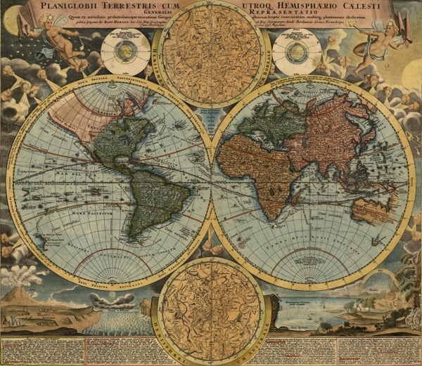 World Map 1716