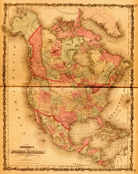 North America - 1862