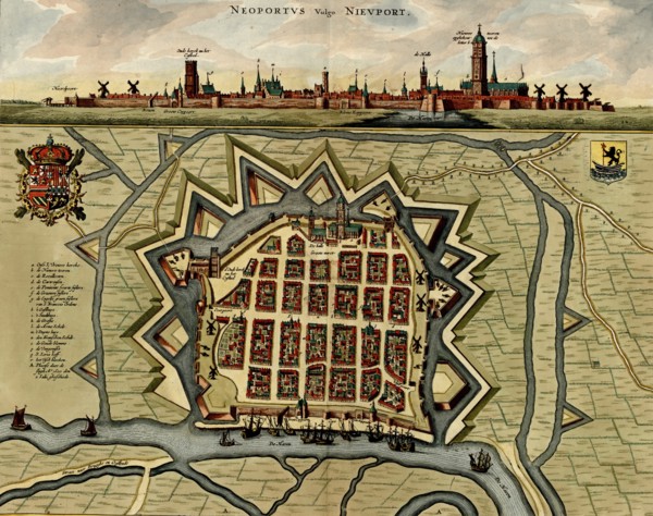 Vauban Defenses on the Narva, Estonia - 1700 1700
